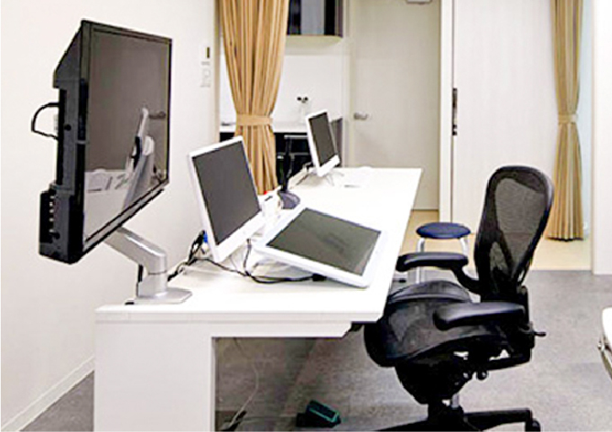 眼科津山クリニックの診察室